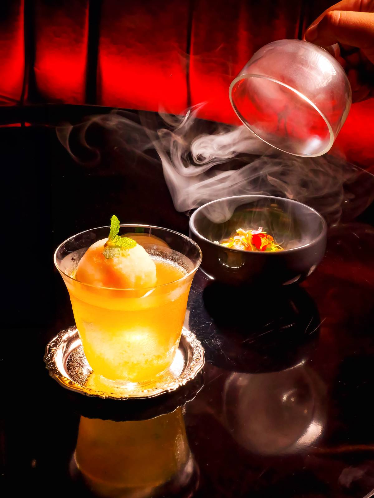 Sawsawan cocktails and Kinilaw.